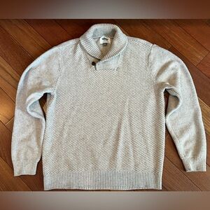 Old Navy Light Gray/Beige Turtleneck Sweater